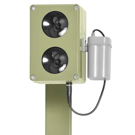 Répulsif CHZ200 sur pied - Ultrasons anti-rongeurs 2000m²