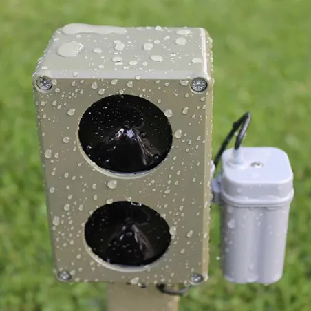 Répulsif CHZ200 sur pied - Ultrasons anti-rongeurs 2000m²