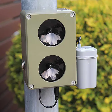 Répulsif CHZ200 sur pied - Ultrasons anti-rongeurs 2000m²