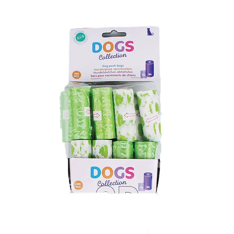 Sacs à crottes pour chiens - Lot de 240 résistants