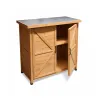 Abri jardin Sambre bois 0,36m² - 2 portes 93cm H