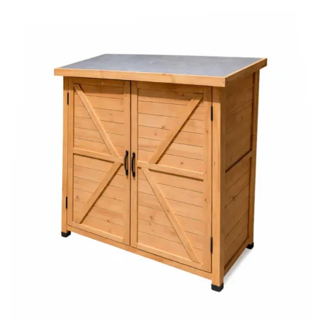 Abri jardin Sambre bois 0,36m² - 2 portes 93cm H