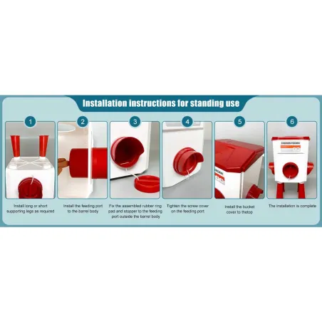 Kit mangeoire 12 kg + abreuvoir 11 L pour volailles