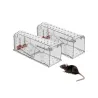 Lot de 2 cages à souris résistantes en plastique aéré