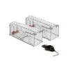 Lot de 2 cages à souris résistantes en plastique aéré