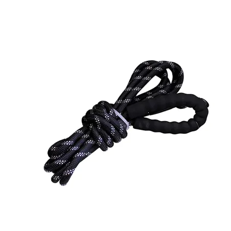 Longe nylon réfléchissante 5m - mousqueton et poignée inclus