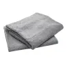 Serviette microfibre chien - Motif os gris 110x60 cm