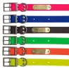 Collier gravable BioThane Beta 60x2,5 cm 6 couleurs ajustable