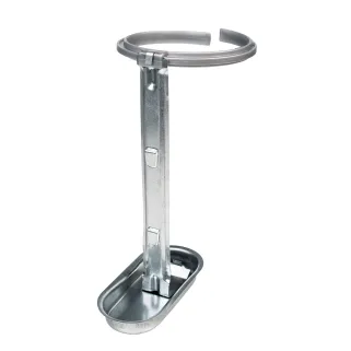 Lot de 2 abreuvoirs cage Novital - plastique gris 12x17x23 cm