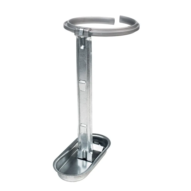 Lot de 2 abreuvoirs cage Novital - plastique gris 12x17x23 cm