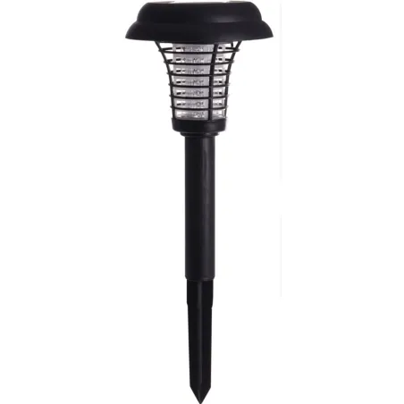 Lampe solaire LED anti-moustiques - Blanc - 6 à 8h d'autonomie