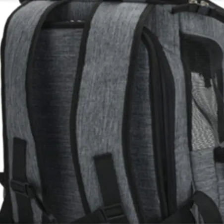 Sac de transport pliable pour animaux gris 32,5x25x40 cm