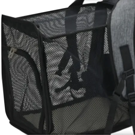 Sac de transport pliable pour animaux gris 32,5x25x40 cm
