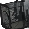 Sac de transport pliable pour animaux gris 32,5x25x40 cm