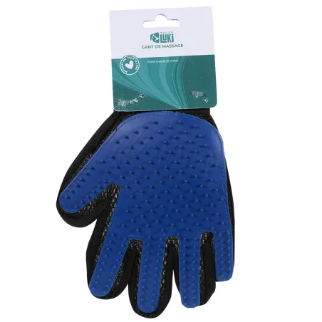 Gant de toilettage 22x18 cm - Coloris au choix