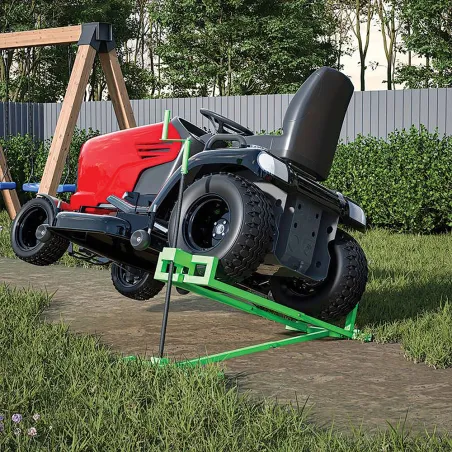 Lève-tondeuse 400 kg à vis sans fin – Entretien facile