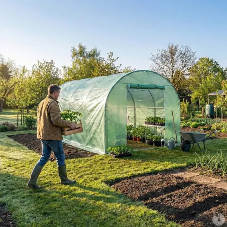 Serre 12m² pour jardin - Culture et élevage extérieur