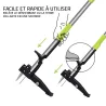 Désherbeur manuel aluminium 98 cm - Griffe anti-mauvaises herbes