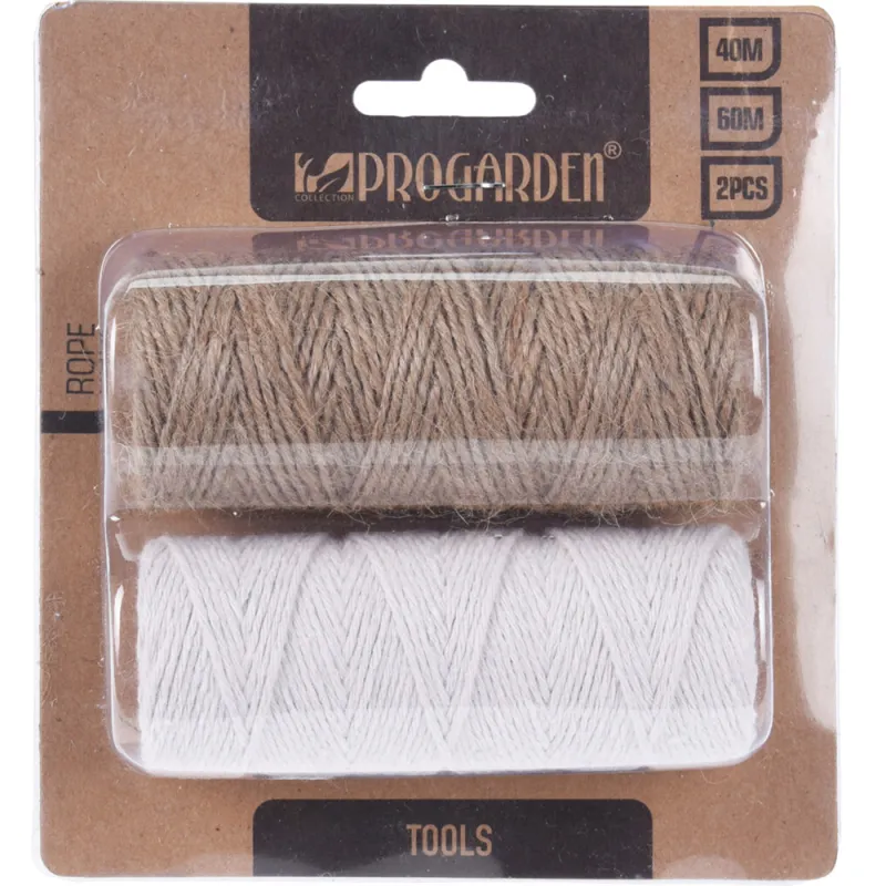 Cordes jardin 60m et 40m Progarden - Résistantes et polyvalentes