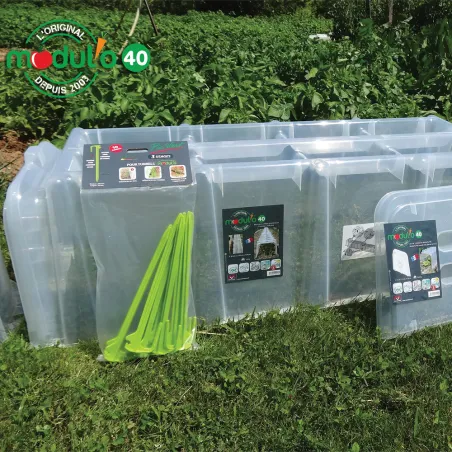 Lot de 10 piquets pour tunnels de culture 25 cm