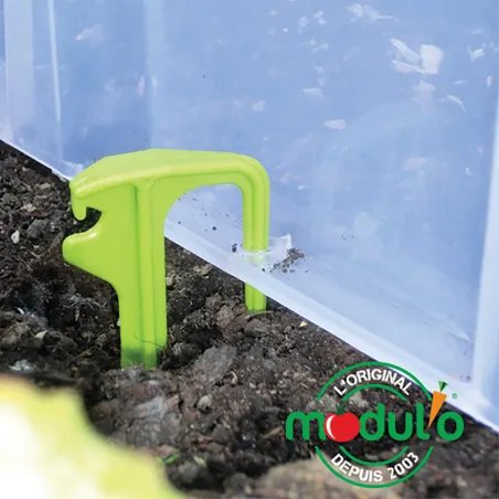 Lot de 10 piquets pour tunnels de culture 25 cm