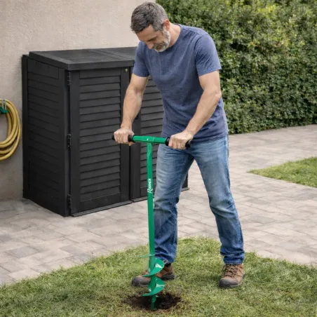 Tarière manuelle pour clôtures et plantations