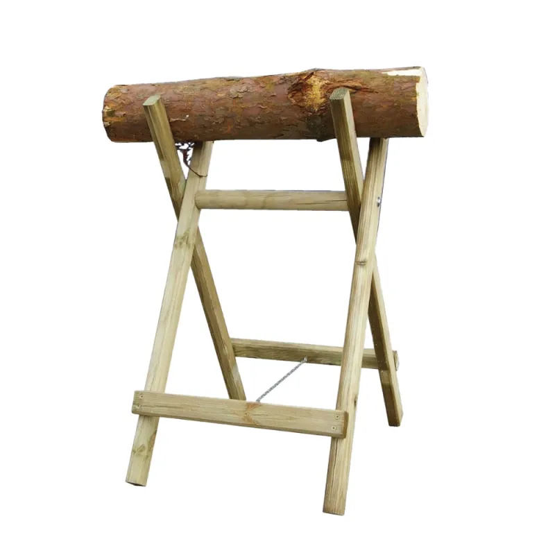 Chevalet en bois pour sciage - Stable et pratique