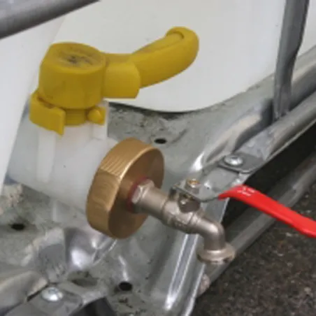 Robinet adaptable pour cuve 1000 L - 60 mm