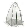Dôme serre hivernage transparent pour plantes fragiles