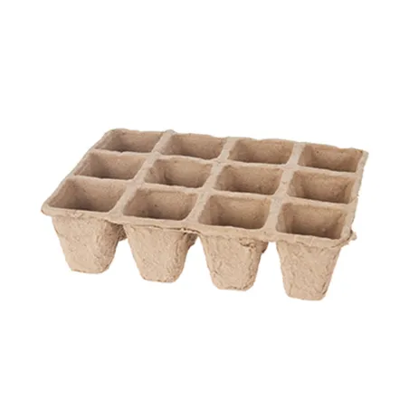 Plateaux semis biodégradables - Lot de 4 - Éco-responsables