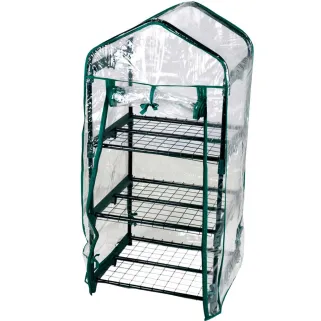 Mini-serre 3 étages 50x45x105cm pour jardin et élevage