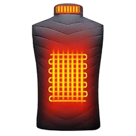 Gilet chauffant 3 niveaux noir M à 3XL - Chauffage USB
