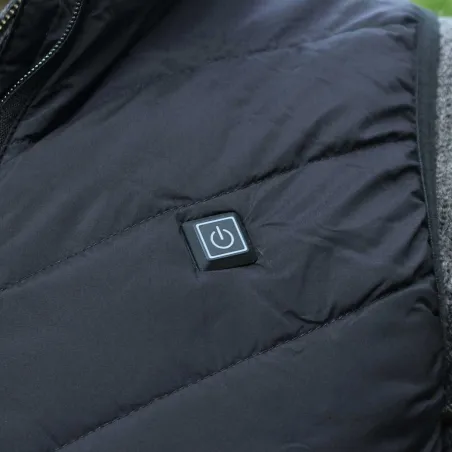 Gilet chauffant 3 niveaux noir M à 3XL - Chauffage USB