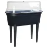 Mini serre sur pieds noire 77x40x83 cm - culture facile