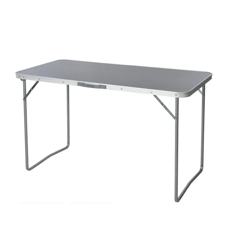 Table camping pliable 120x60 cm - légère et robuste