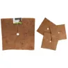 Lot de 3 paillis coco 38 cm - naturel et biodégradable