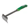 Râteau 5 dents pour jardin et entretien extérieur
