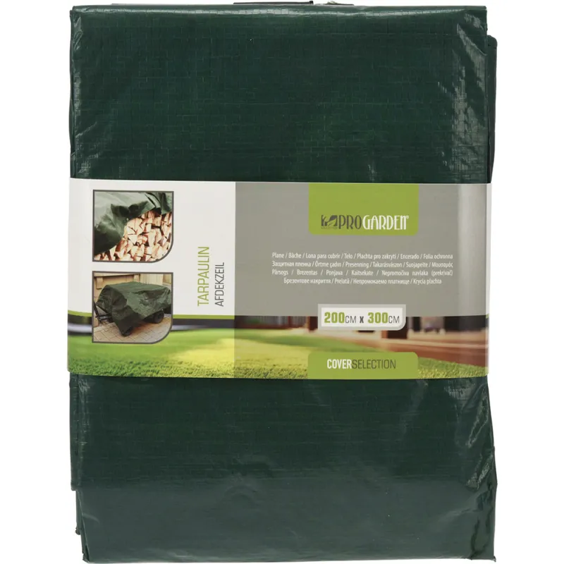 Bâche verte en polyéthylène résistante et imperméable