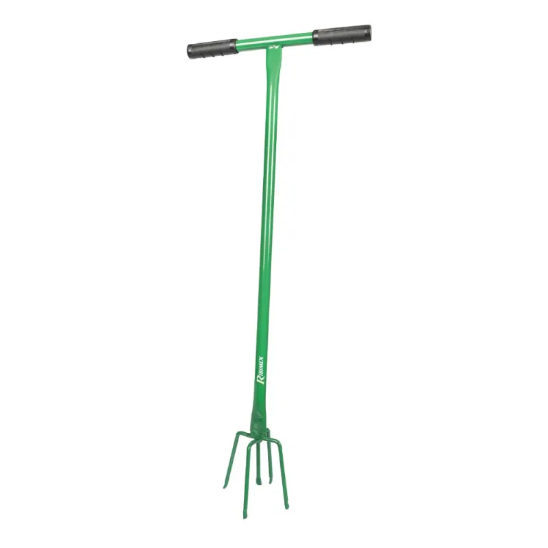 Griffe de jardinage 5 dents - Aération du sol sans effort