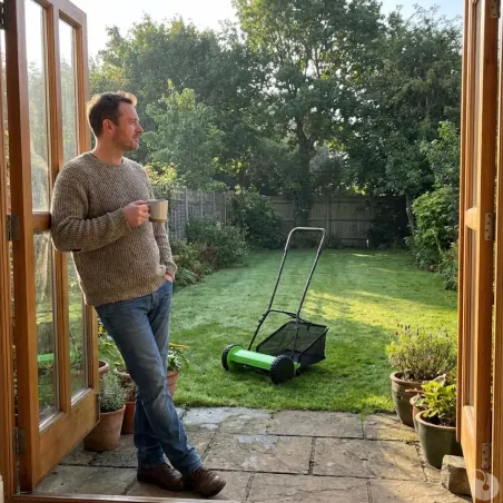 Tondeuse hélicoïdale manuelle 40cm - bac 18L - 15-43mm