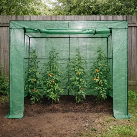 Serre tomates 79x200x169 cm - Protection légumes jardin