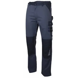 Pantalon travail LMA gris/noir T38-T60 - multipoches
