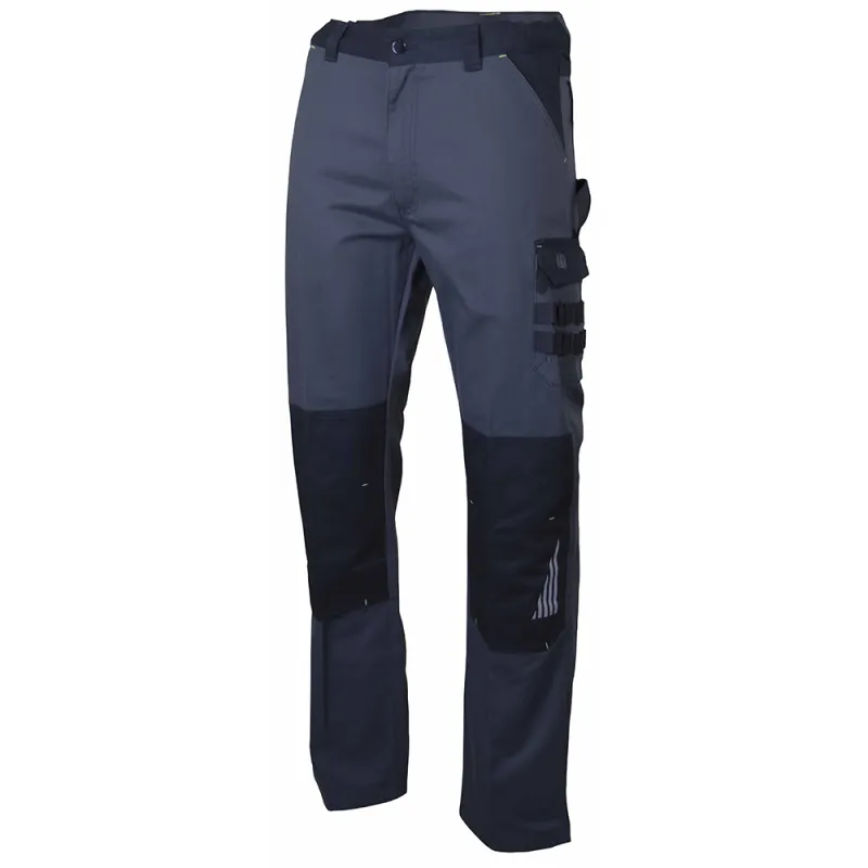 Pantalon travail LMA gris/noir T38-T60 - multipoches