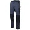 Pantalon travail LMA gris/noir T38-T60 - multipoches