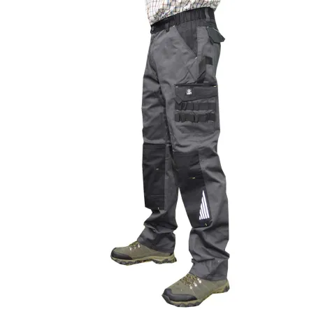 Pantalon travail LMA gris/noir T38-T60 - multipoches