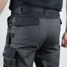 Pantalon travail LMA gris/noir T38-T60 - multipoches
