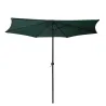 Parasol rond vert Ø 2,70 m - Toile polyester 160 g/m²
