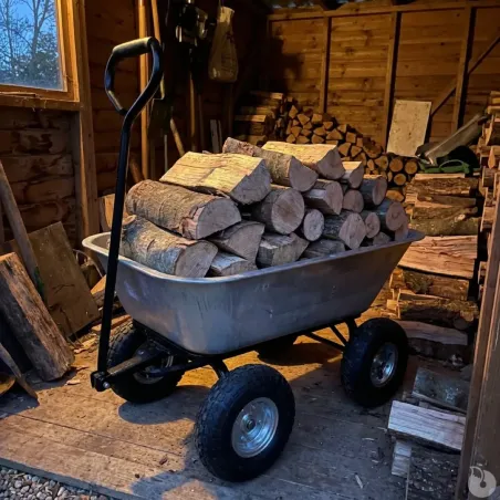 Brouette basculante 75L - Transport facile et robuste