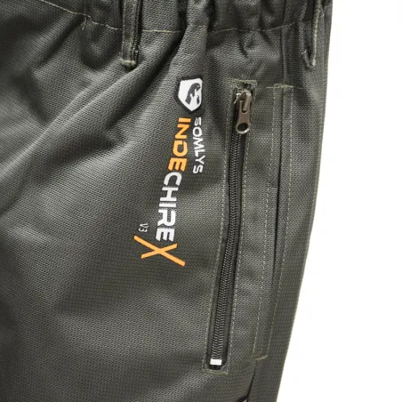 Cuissard Indéchirex résistant et imperméable kaki S-3XL