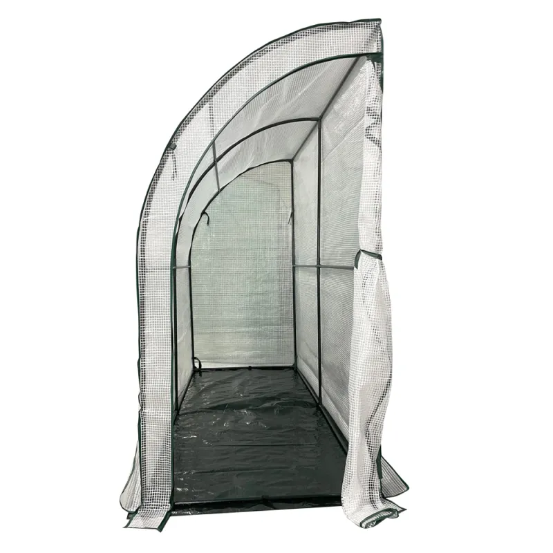 Serre murale adossée 80x200x160 cm pour balcon et jardin